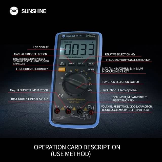 DT17N Auto Range Multimeter