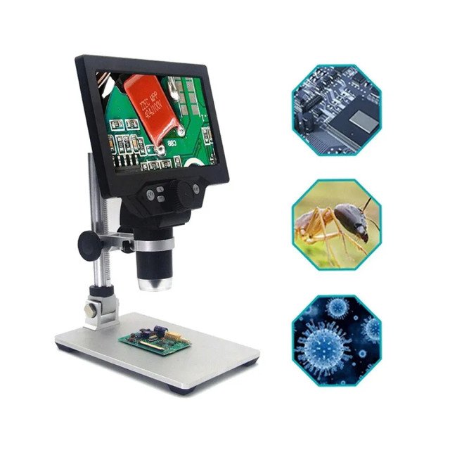 Digital Microscope 1-1200X Continuous Zoom