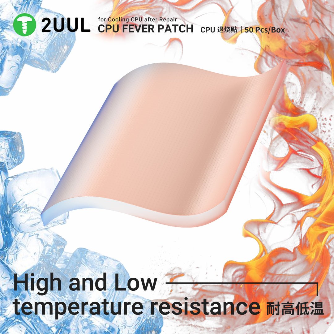 2UUL SC09 CPU Fever Patch for Cooling CPU After Repair