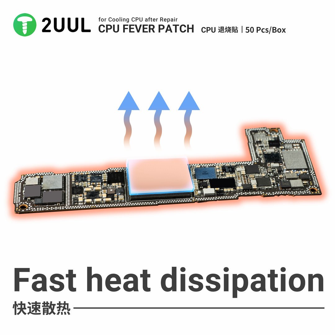 2UUL SC09 CPU Fever Patch for Cooling CPU After Repair