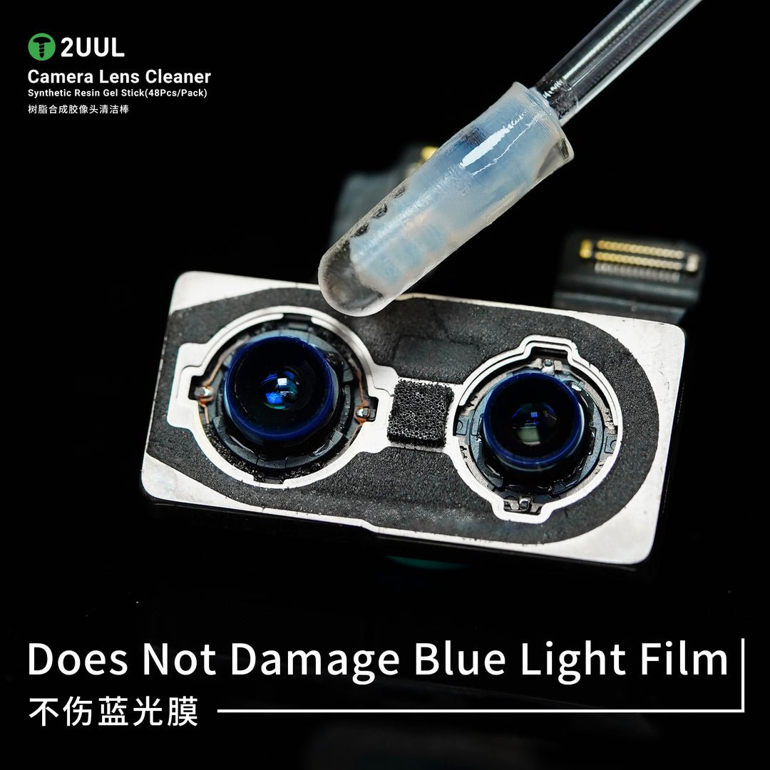 2UUL CL21 Camera Lens Cleaner Synthetic Resin Gel Stick Type 48PCS/Pack