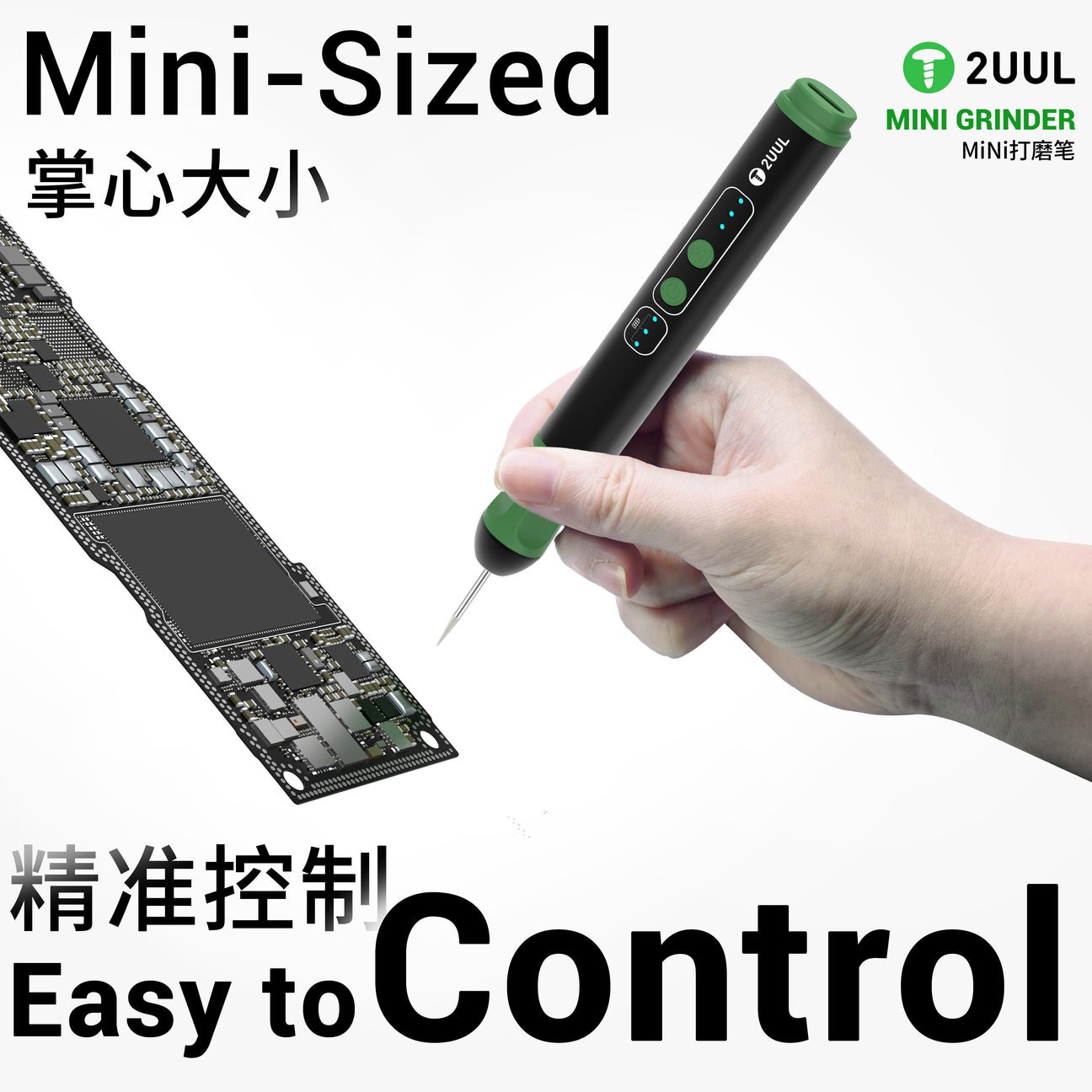 2UUL DA86 Mini Grinder for Phone Repair