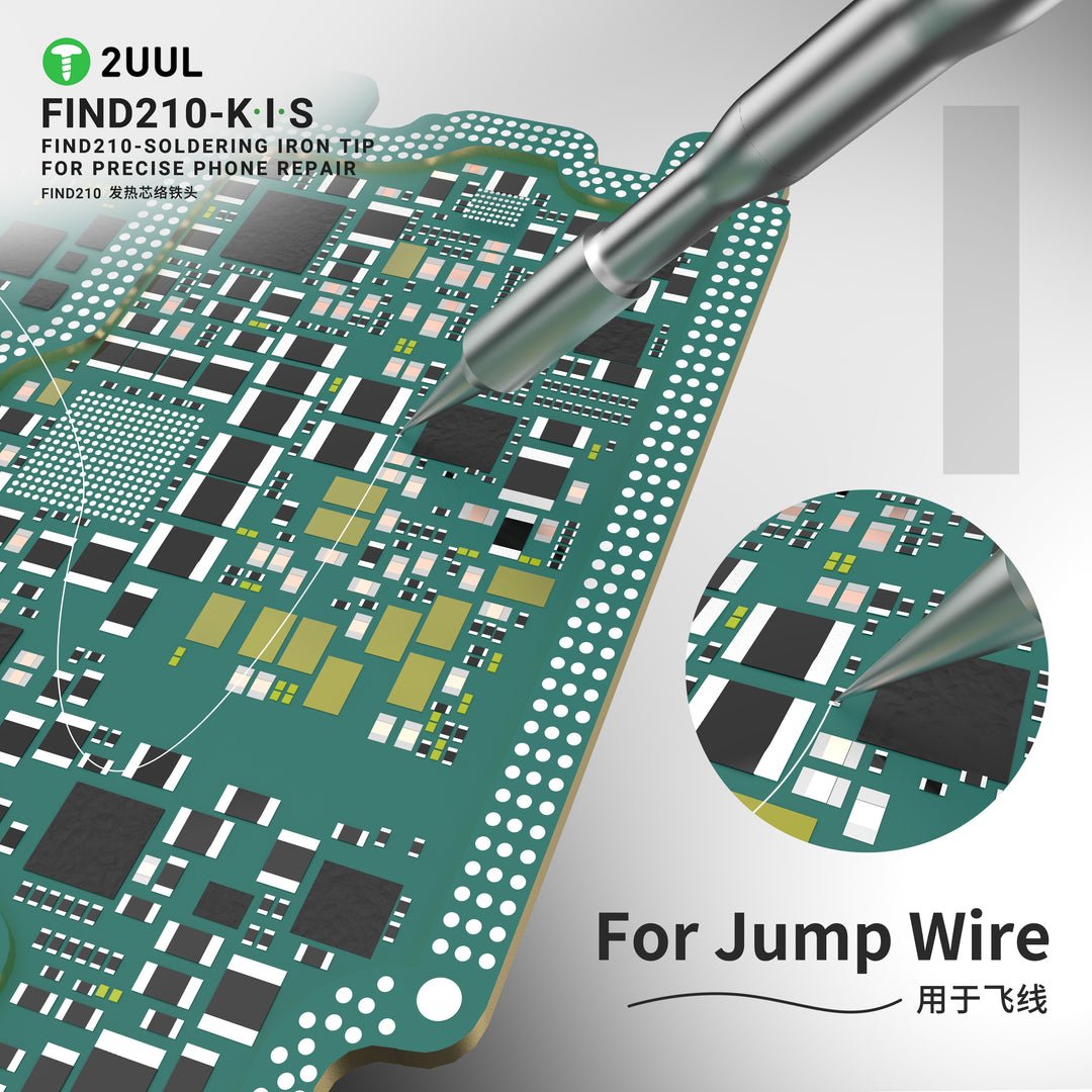 2UUL K I S Soldering Iron Tip for C210 Soldering Station (1 Pack)