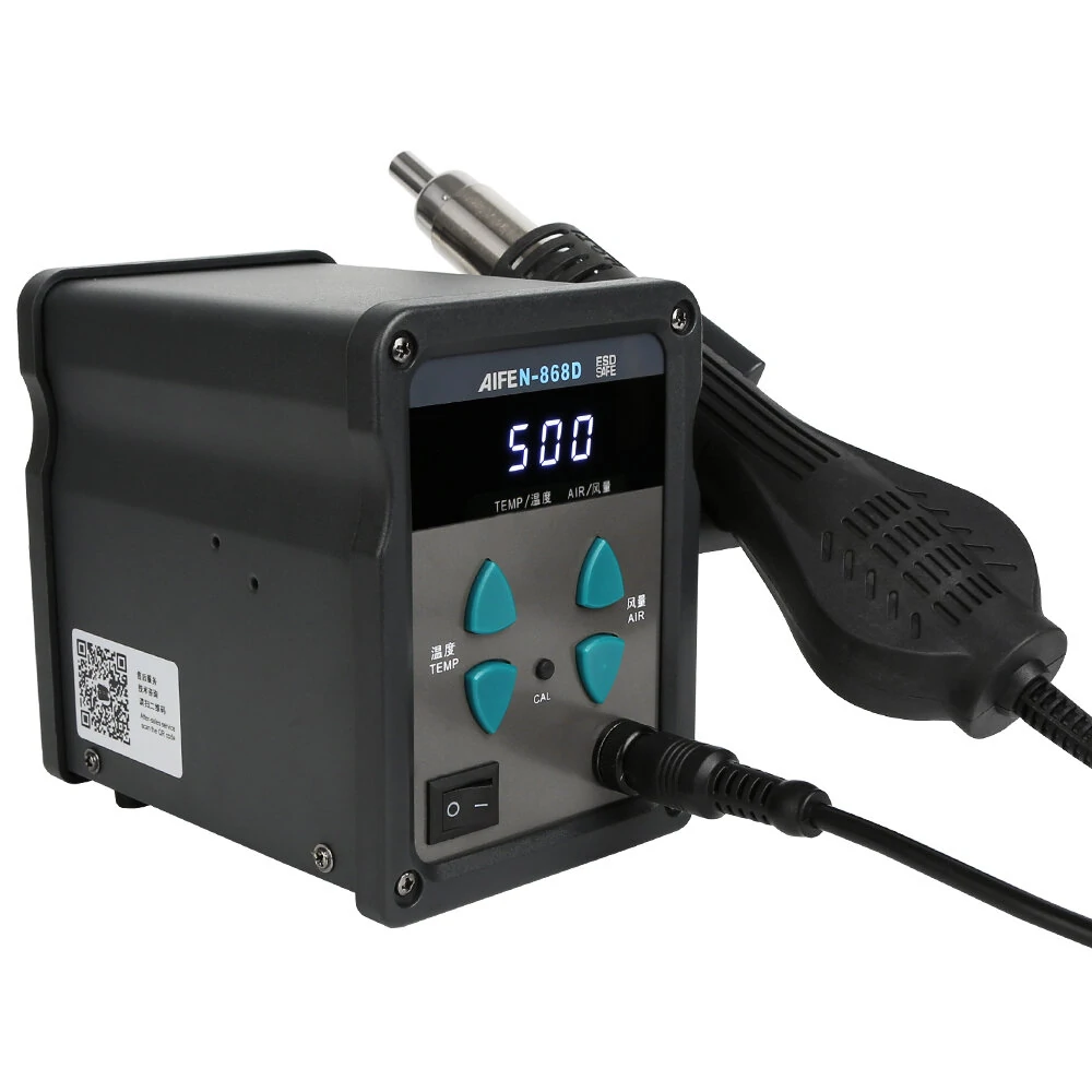 AIFEN-868D Hot Air Station 700W LED Digital Solder Iron