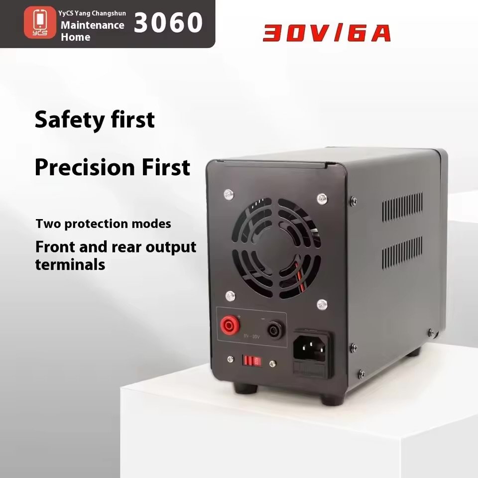 YCS 3060 Power Supply 30V 6A 180W High-Power for Mobile Phones Maintenance DC Ammeter Burning Machine Short Circuit Repair tools