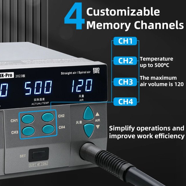 SUGON 8610DX pro 1000W Hot Air Rework Station
