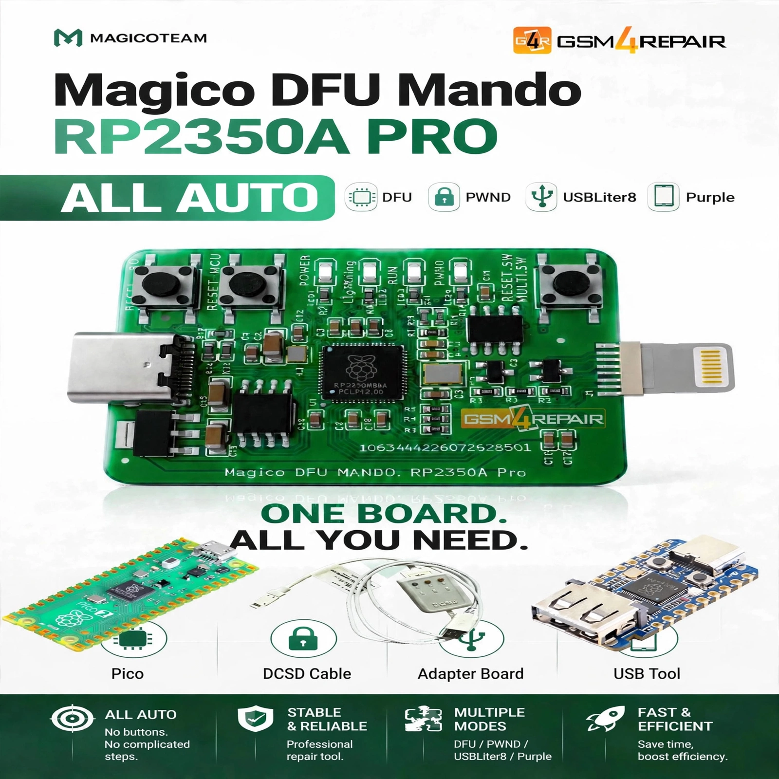 Magico DFU Mando RP2350A PRO