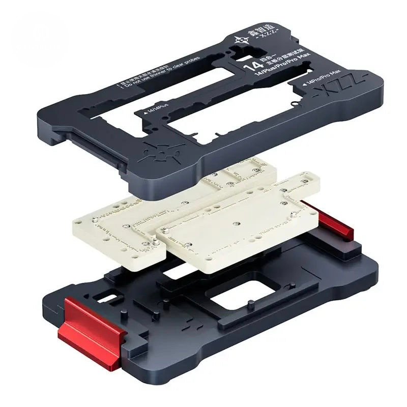 XZZ 14 Series 4-in-1 Motherboard Layered Test Fixture for iPhone 14 / 14Plus / 14 Pro / 14Pro Max