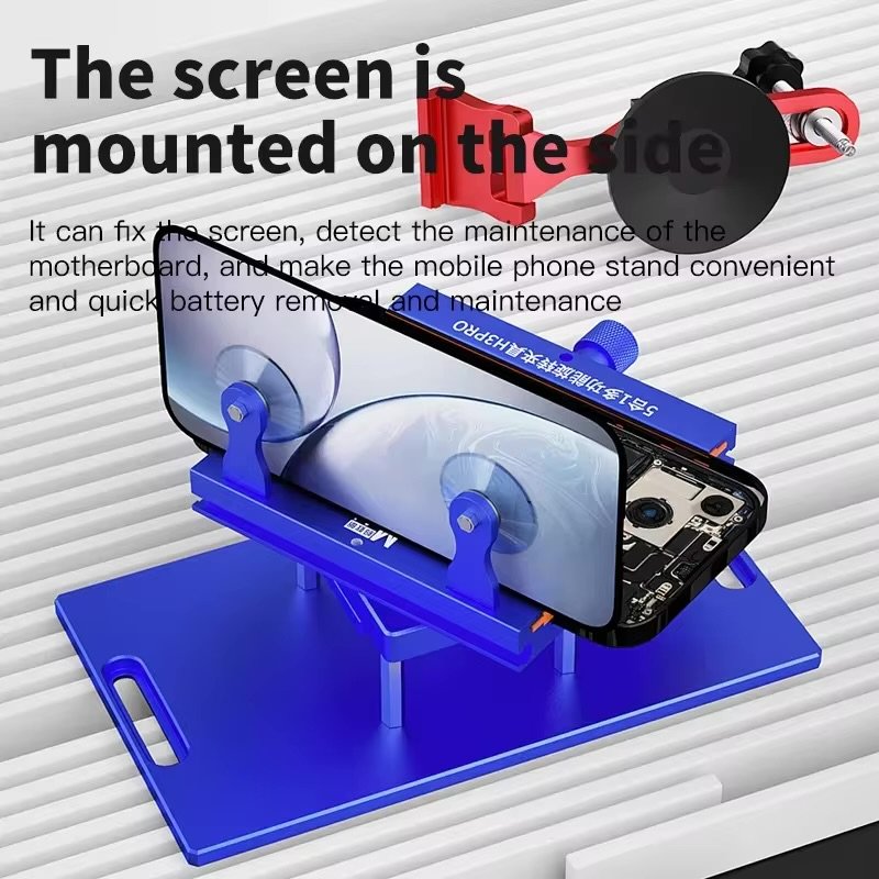 MaAnt H3 Pro 5 in 1 Muti-function Ratary Jig Free Heating Screen Separation for iPhone Android Phones Repair Fixture